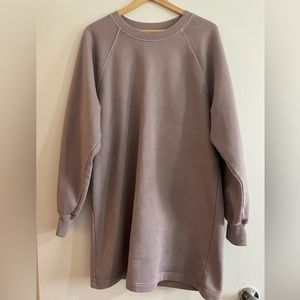 ARITZIA Grey/Pink Sweater Dress
